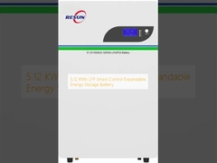 5.12 kWh LFP Slimme Regelbare Uitbreidbare Energieopslag Batterij